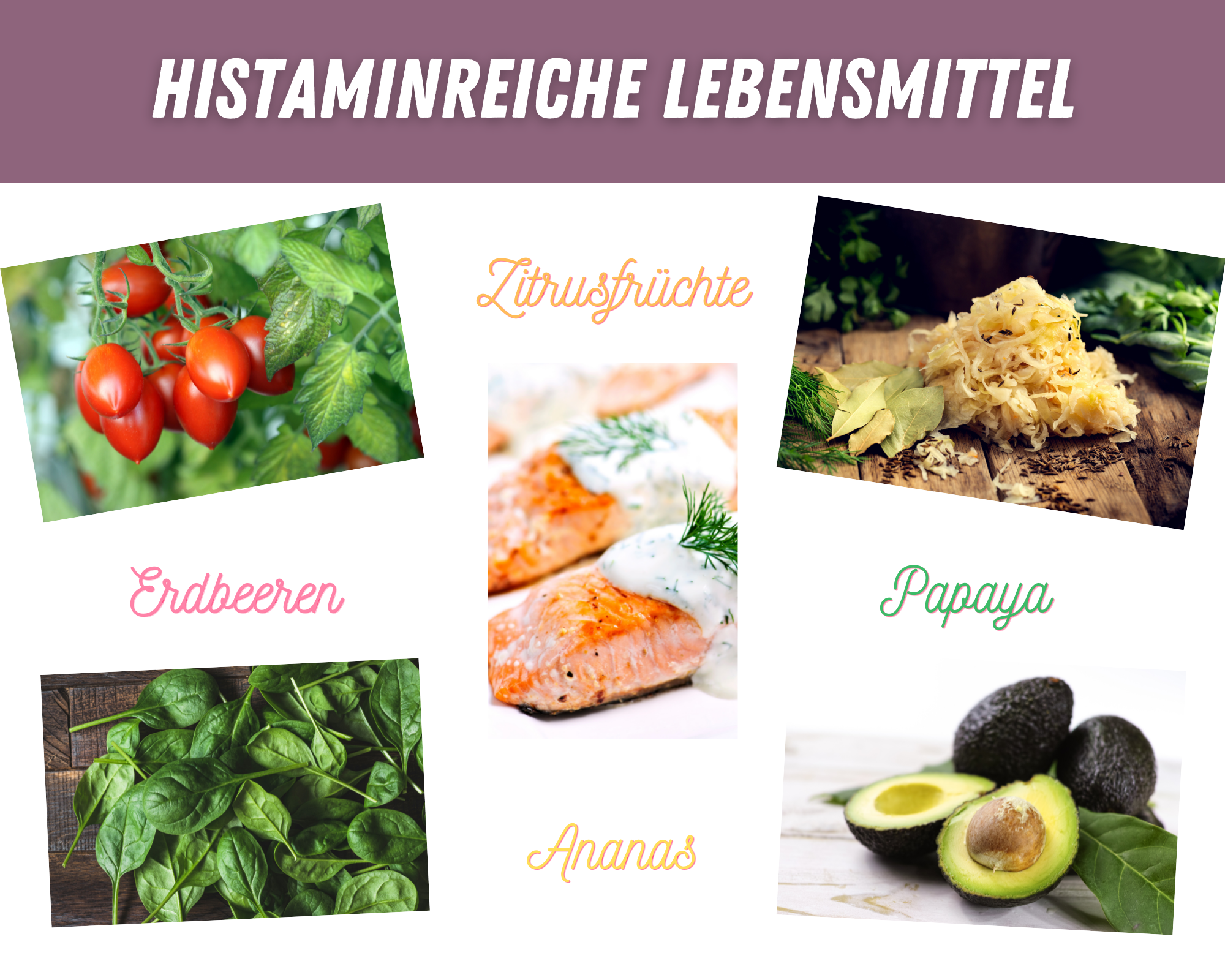 Histaminreiche Lebensmittel